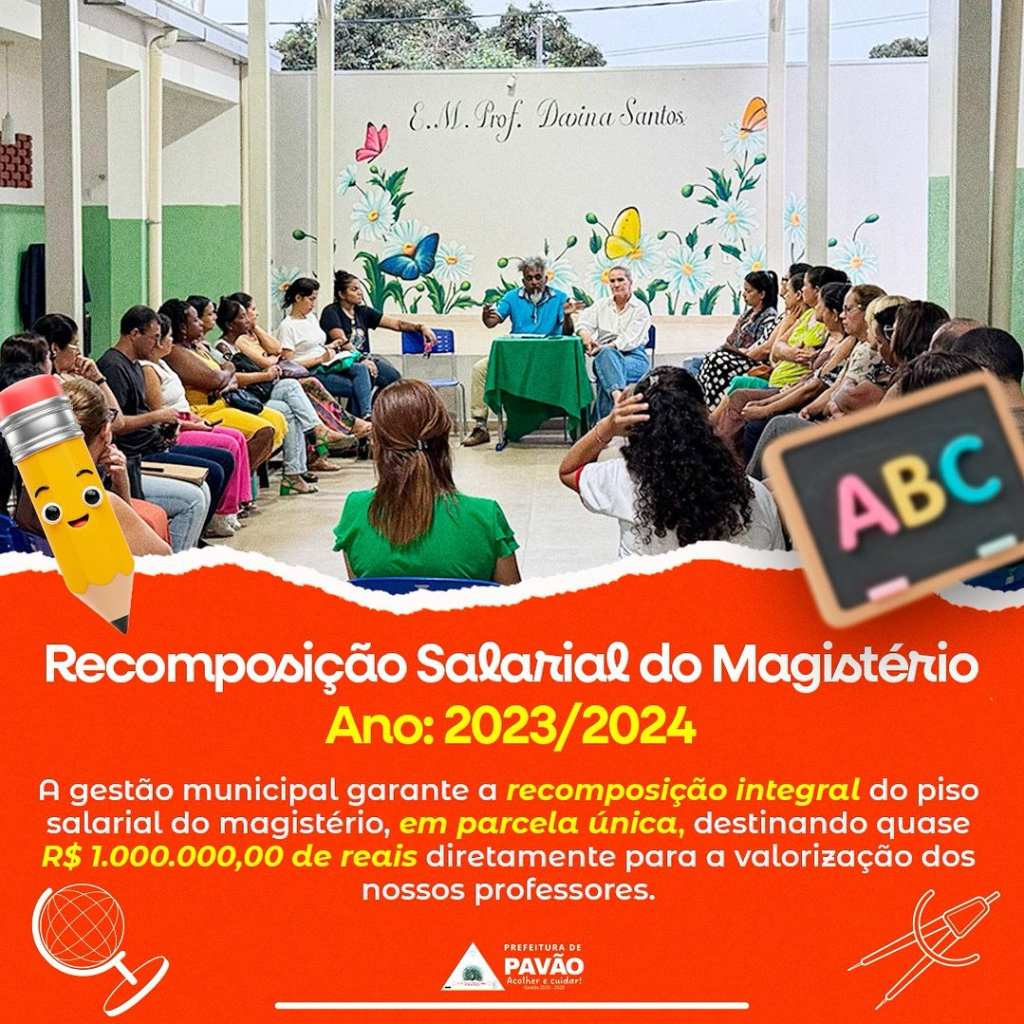 📚✨ Recomposição Salarial do Magistério – 2023/2024