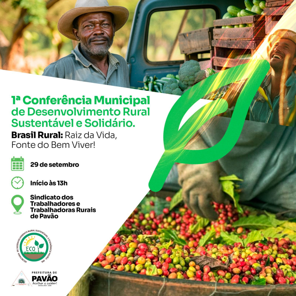 1ª Conferência Municipal de Desenvolvimento Rural Sustentável e Solidário.
